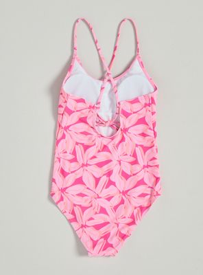 Imagen 2 del producto Traje de Baño Estampado Floral con Tiritas