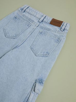 Imagen 2 del producto Jeans Cargo con Cinta en Bolsillos