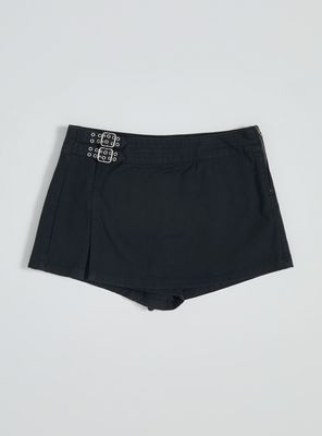 Short Skort con Doble Correa con Ojetillos