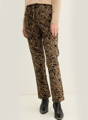 Calza Fantasía Tipo Jogger con Lazo Print