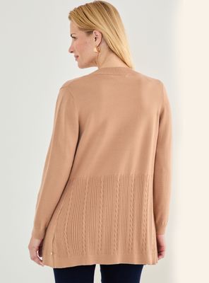 Imagen 2 del producto Tejido Abierto Liso con Trenzado Decorativo