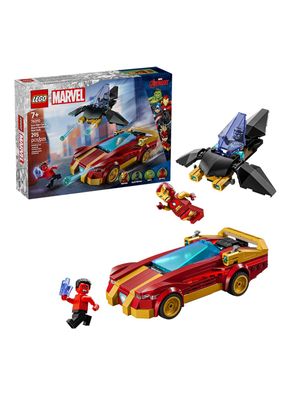 Imagen 2 del producto Lego Deportivo de Iron Man y Black Panther vs Hulk Rojo