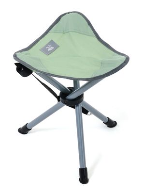 Banquito Trípode de Camping Plegable Verde