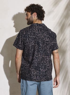 Imagen 2 del producto Camisa Cuello Cubano Full Print