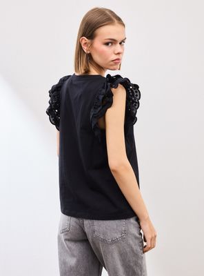 Imagen 2 del producto Polera Mangas Vuelos con Bordado