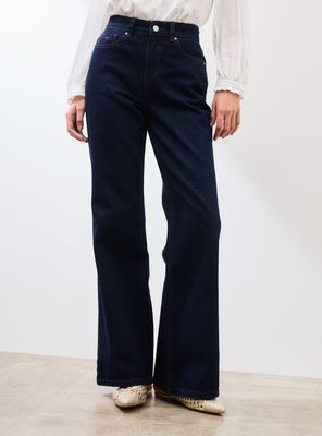 Jeans Straight Animal Print