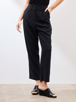 Pantalón Traje Recto Fluido Tela Modal