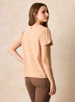 Imagen 2 del producto Polera con Textura Manga Tulipán Proceso de Teñido