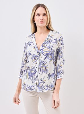 Blusa Estampada Manga 3/4