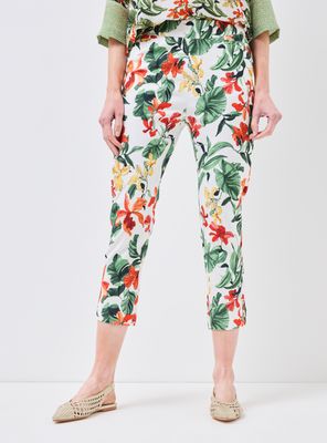 Pantalón Capri Estampado Control Abdomen