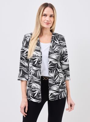 Blazer Estampado Manga 3/4