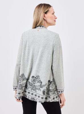 Imagen 2 del producto Chaleco Capa Tejida Estampada