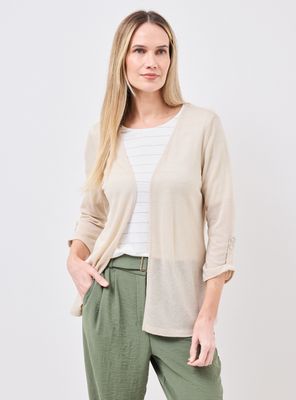 Chaleco Tapado Manga 3/4