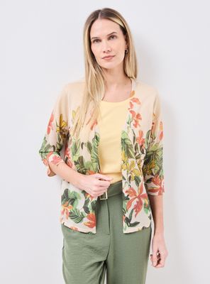 Chaleco Tapado Estampado