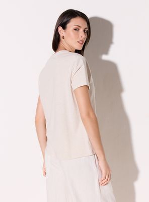 Imagen 2 del producto Polera Logo Flor Cristales