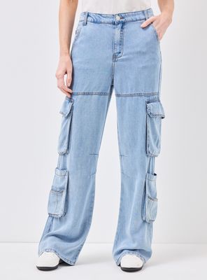 Pantalón Cargo Tencel Denim
