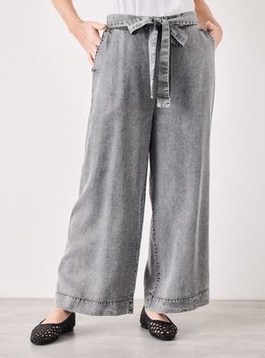Pantalón Wide Leg Denim