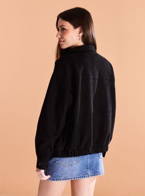 Imagen 2 del producto Chaqueta Bomber Look Gamuza