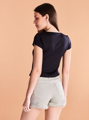 Imagen 2 del producto Polera Abierta con Cintas