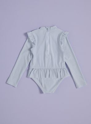 Imagen 2 del producto Traje de Baño Tipo Enterito con Diseño Rayas Niña