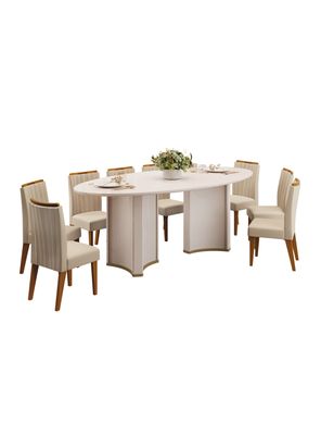 Juego de Comedor Liz + 8 Sillas