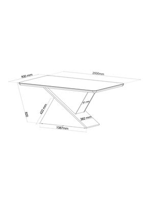 Imagen 2 del producto Juego de Comedor Glamour + 8 Sillas