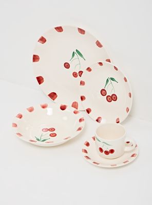 Imagen 2 del producto Set Vajilla 30 Piezas Guinda Cerámica