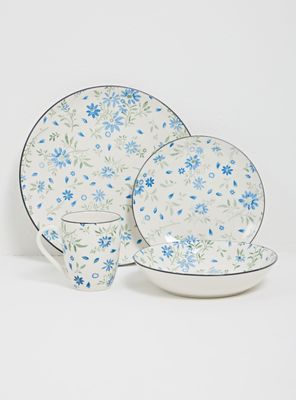 Imagen 1 del producto Set de Vajillas 24 Piezas Flor Porcelana