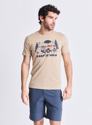 Polera Diseño Estampado Frontal