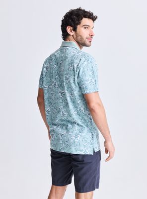 Imagen 2 del producto Polera Pique Diseno Hojas