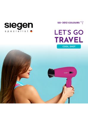 Imagen 2 del producto Secador de Pelo Let`s Go Travel 1700W SG-3012C56 Lila