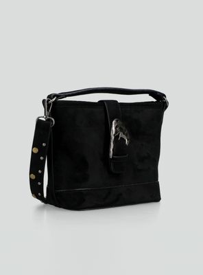 Imagen 2 del producto Cartera Crossbody Boho Efecto Suede con Hebilla