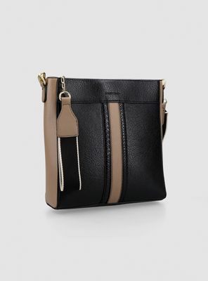 Imagen 2 del producto Cartera Crossbody Bicolor con Detalles Efecto Snake