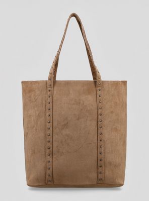 Cartera Tote con Mini Tachas