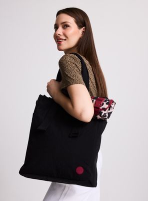 Imagen 1 del producto Cartera Tote Unicolor con Monedero Estampado