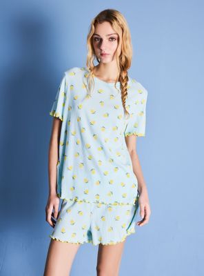 Imagen 1 del producto Pijama Corto Rib Fulll Estampado Detalle de Rule