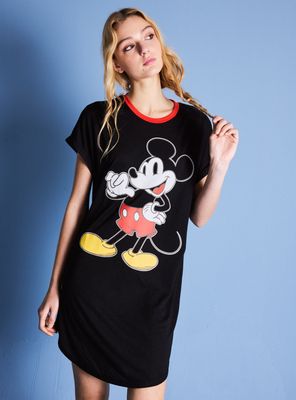 Camisa de Dormir Manga Corta Estampado Disney Mickey