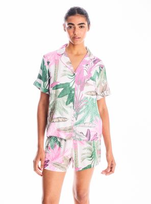 Pijama Camisero Maxi Estampado