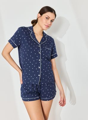 Pijama Full Print Tela Tejida