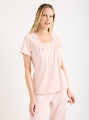 Pijama Camisero Corto Largo