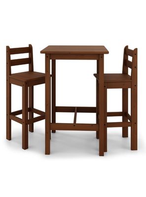 Juego Comedor Alto Bar 2 Sillas