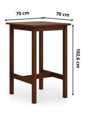 Imagen 2 del producto Juego Comedor Alto Bar 2 Sillas