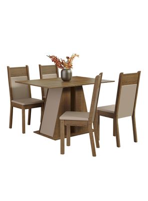 Juego de Comedor Angela Morello 4 Sillas