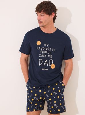 Pijama Corto Algodón Dad