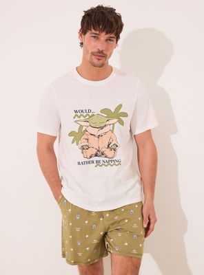 Pijama Algodón Corto Yoda