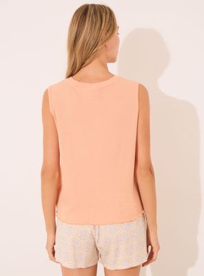 Imagen 2 del producto Pijama Corto Snoopy Naranja