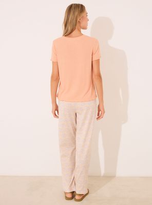 Imagen 2 del producto Pijama Largo Snoopy Naranja