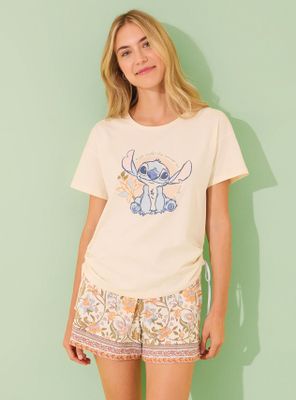 Pijama Corto Lilo & Stitch Algodón
