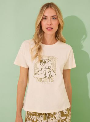 Pijama Capri Lilo & Stitch Algodón