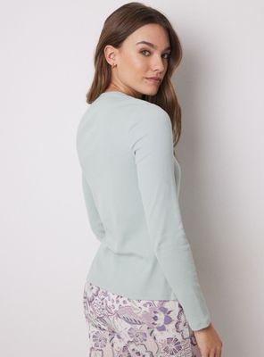 Imagen 2 del producto Polera Manga Larga Canalé 5 Botones